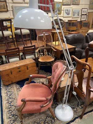 Lot 186 - A white modern oversized angle poise style...