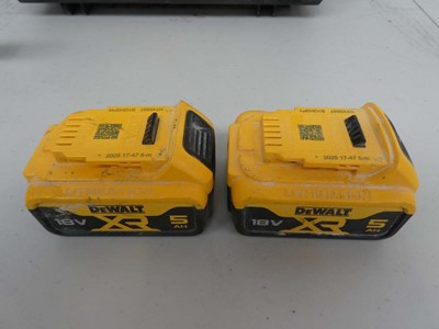 Lot A cased DeWalt DCH033M2 18v XR brushless SDS...