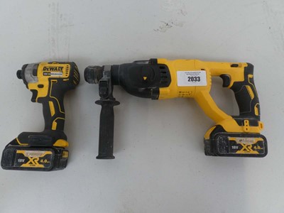 Lot A DeWalt DCF887 18v XR brushless impact driver...
