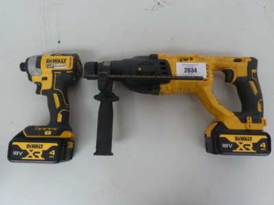 Lot A DeWalt DCF887 18v XR brushless impact driver...
