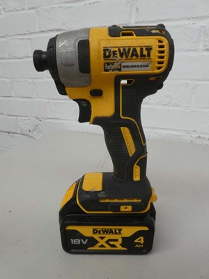 Lot A DeWalt DCF887 18v XR brushless impact driver...