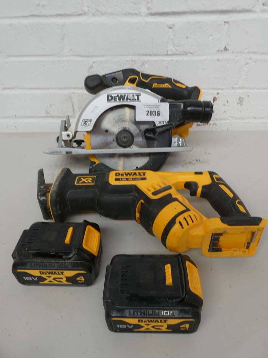 Lot A DeWalt DCS565 18v XR brushless circular saw...