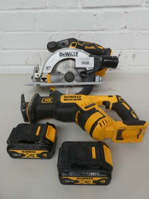 Lot A DeWalt DCS565 18v XR brushless circular saw...