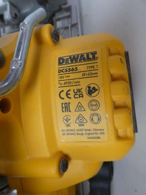 Lot A DeWalt DCS565 18v XR brushless circular saw...
