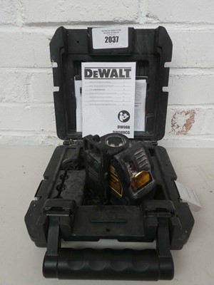 Lot A Cased DeWalt DW088CG type1 4.5v green beam...
