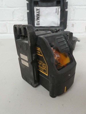 Lot A Cased DeWalt DW088CG type1 4.5v green beam...