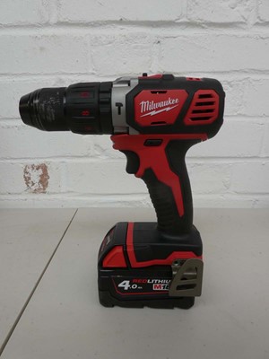 Lot A Cased Milwaukee M18 BPDN-402C 18V RedLithium...