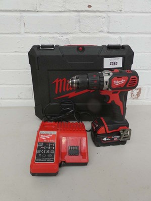 Lot A Cased Milwaukee M18 BPDN-402C 18V RedLithium...
