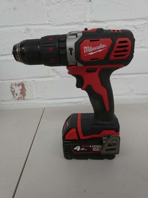 Lot A Cased Milwaukee M18 BPDN-402C 18V RedLithium...