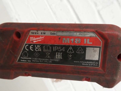 Lot A Milwaukee four piece 18v cordless tool set...