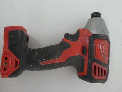 Lot Three Milwaukee 18v cordless impact drivers to...