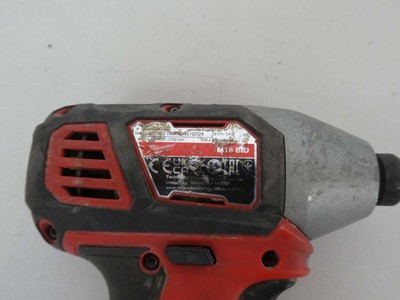 Lot Three Milwaukee 18v cordless impact drivers to...