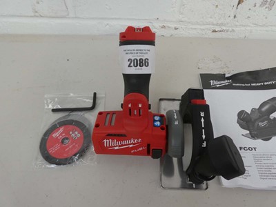Lot A Milwaukee fuel 9M12 FCOT) 18v cordless cut...