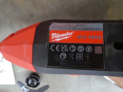 Lot A Milwaukee M18 FBCU Fuel 18v Cordless brush...