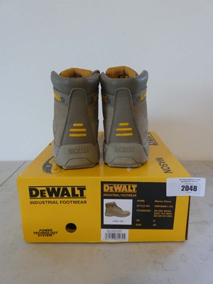 Lot Boxed pair of DeWalt Mason steel toe safety...