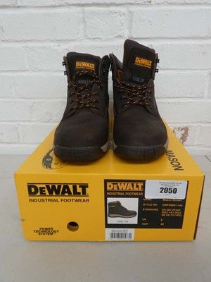 Lot Boxed pair of DeWalt Mason steel toe safety...