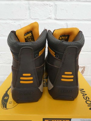 Lot Boxed pair of DeWalt Mason steel toe safety...