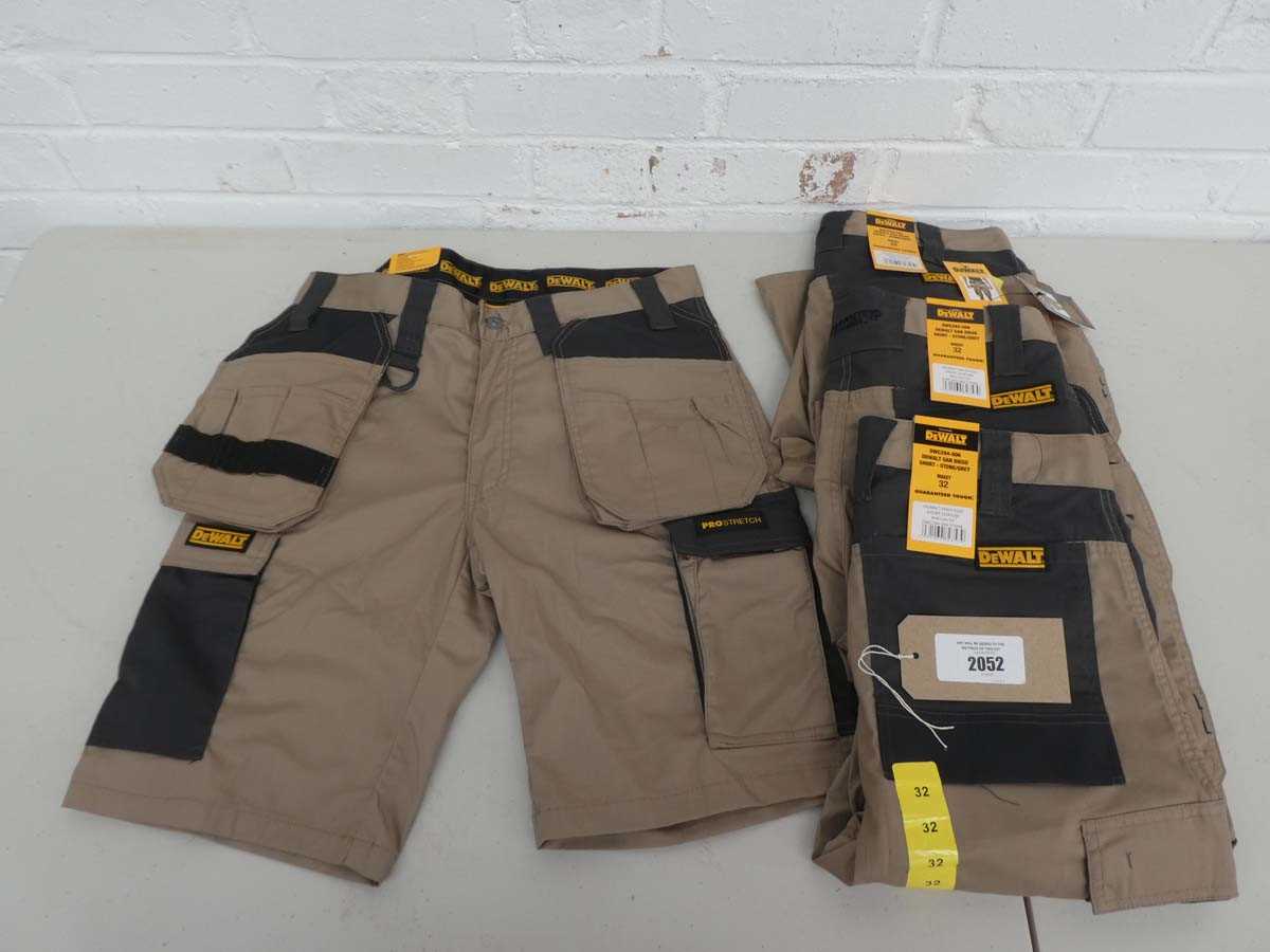 Lot 4x pairs DeWalt DWC294 San Diego Multi-pocket...