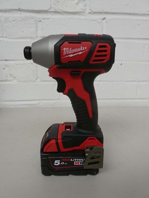 Lot Cased Milwawkee M18 BPP2Q 18V Cordless Drill...