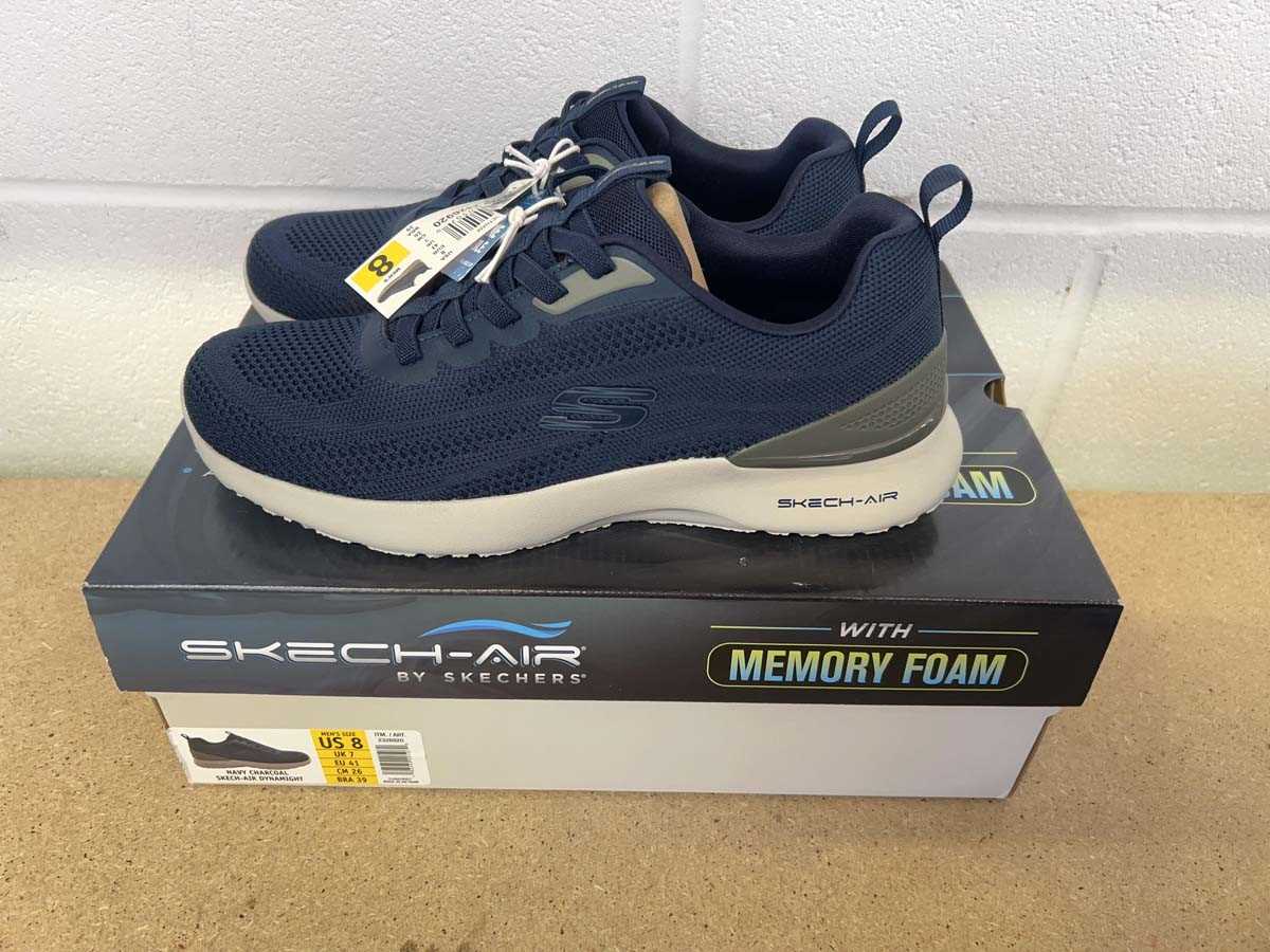 Lot Boxed pair of Skechers skech-air memory foam...