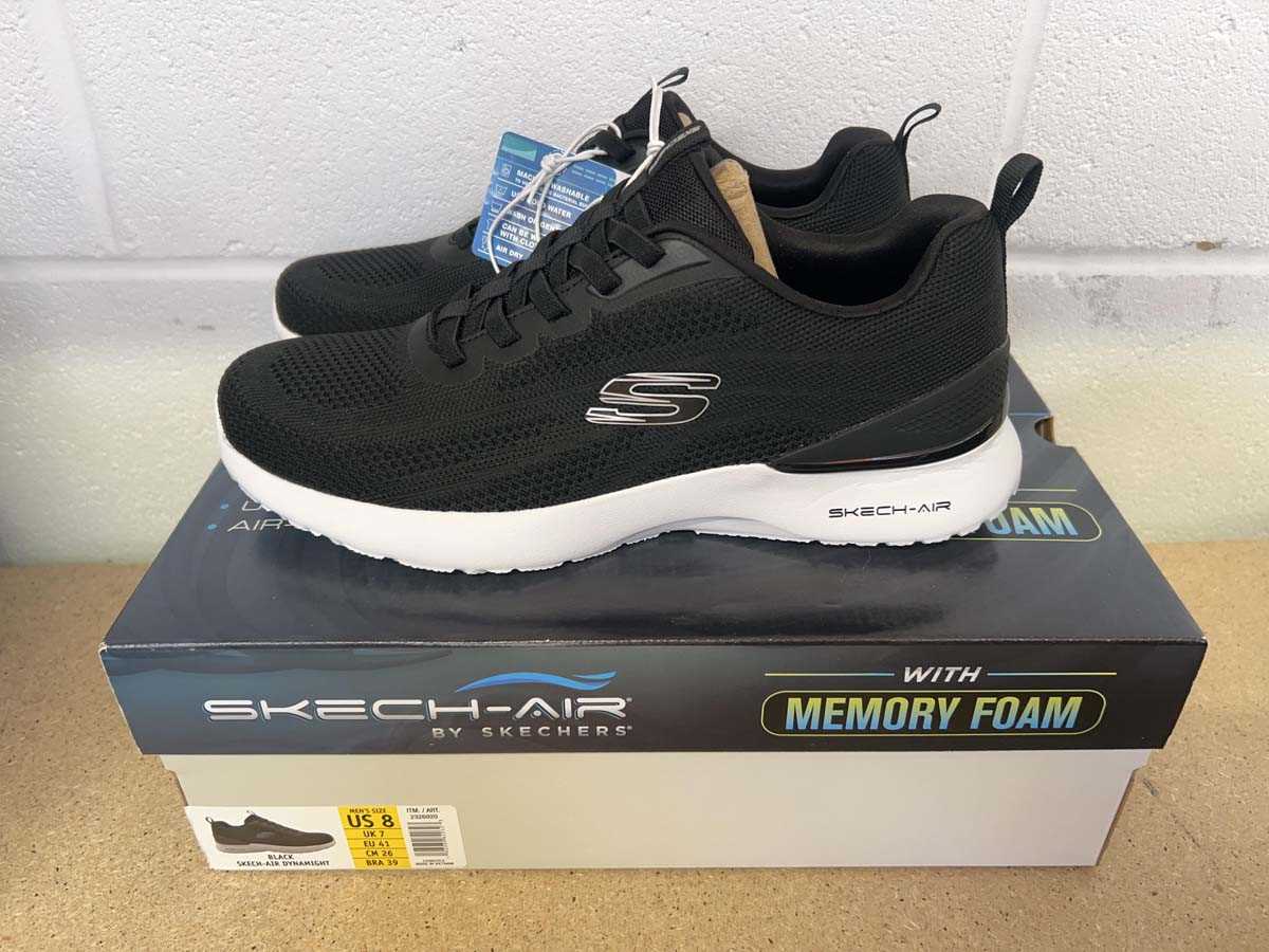 Lot Boxed pair of Skechers skech-air memory foam...