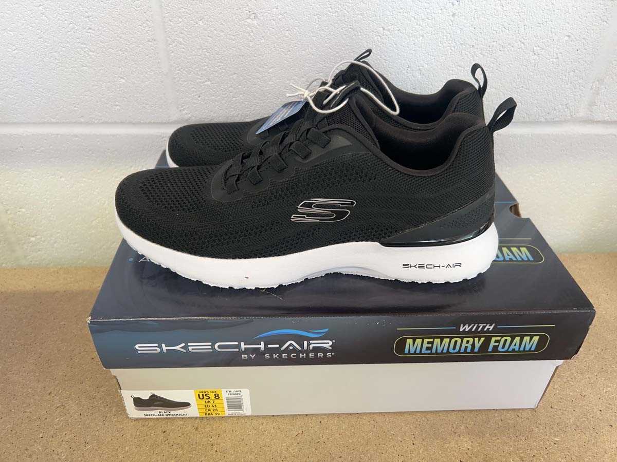 Lot Boxed pair of Skechers skech-air memory foam...