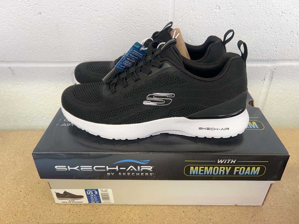 Lot Boxed pair of Skechers skech-air memory foam...