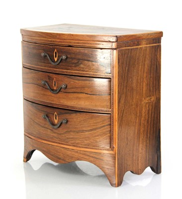 Lot 51 - A late 19th/early 20th century rosewood,...