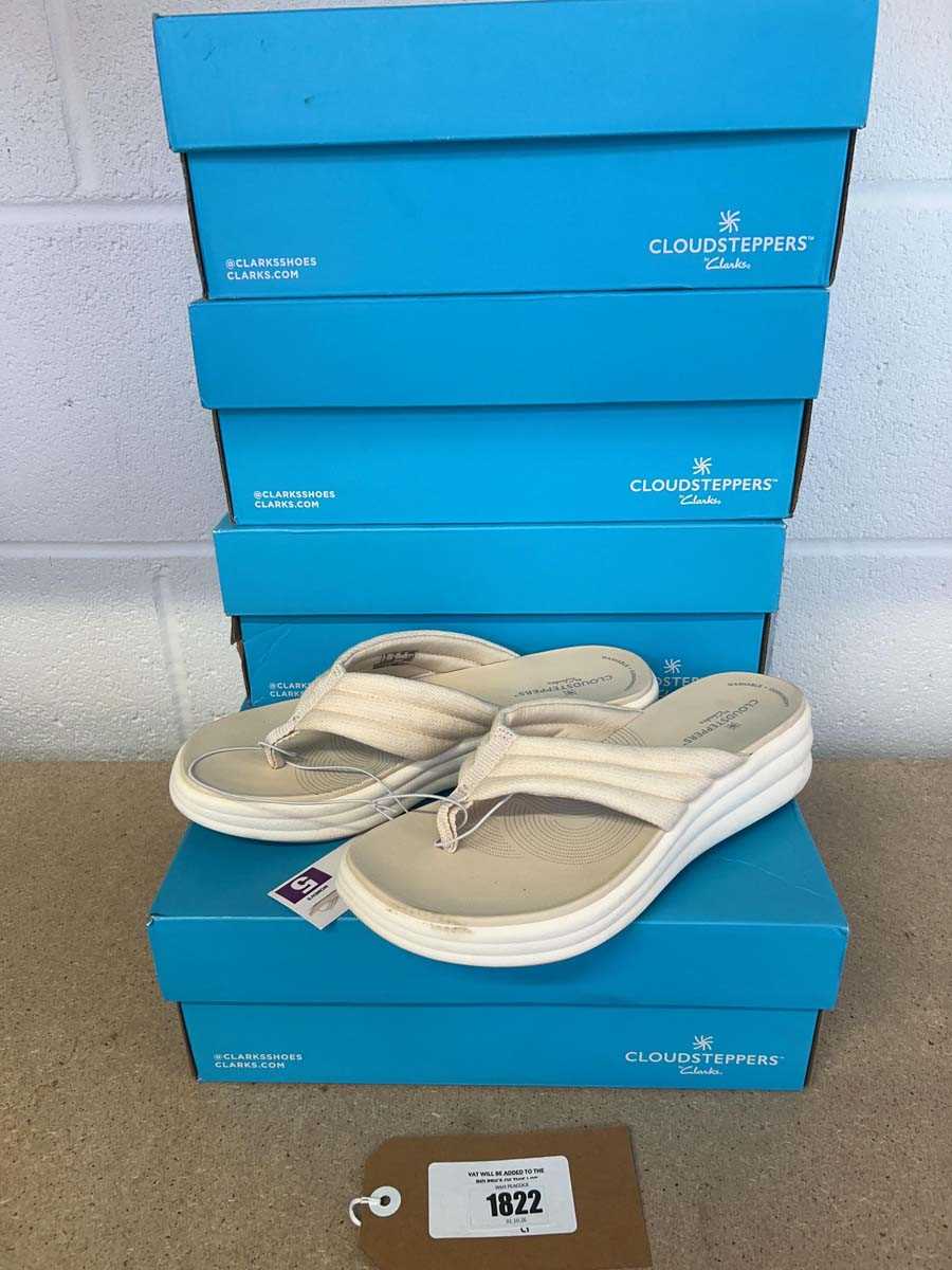 Lot x5 boxed pairs of Cloudstepper by Clarks...