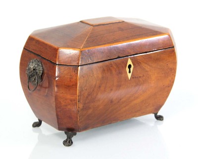 Lot 52 - A 19th century mahogany and satinwood strung...