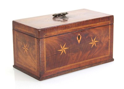 Lot 53 - A 19th century mahogany, strung and marquetry...
