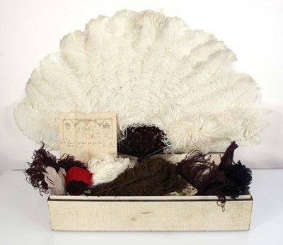 Lot 63 - A collection including a hand fan, lace...