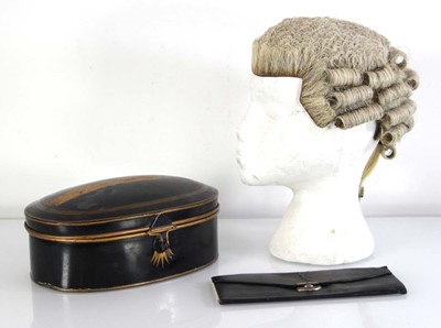 Lot 64 - A Ravenscroft Law wig with label for Mr J.B....