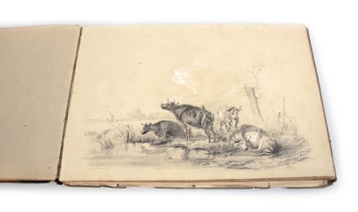 Lot 67 - A late Victorian partially completed album of...