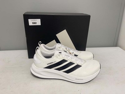 Lot 1302 - Adidas UK12 supernova ease 2 trainers in white...
