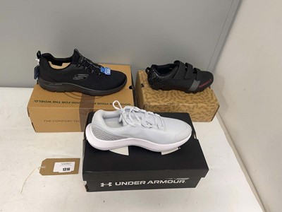 Lot 1316 - 3x Boxed pairs of trainers to include Pinnacle...
