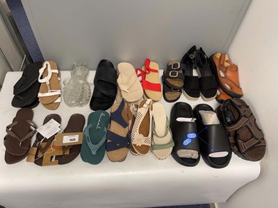 Lot 1335 - 17x Pairs of sandals to include M&S, Archies,...