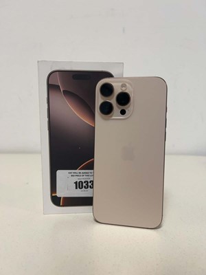 Lot Apple iPhone 16 Pro Max, Desert Titanium,...
