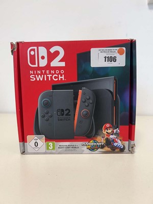 Lot Nintendo Switch 2 + Mario Kart World, boxed