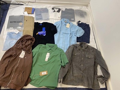 Lot 1354 - Clothing to include Gant, Represent, Lacoste, etc