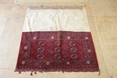 Lot 14 - An (?)Afghan Tribal tent door rug with...