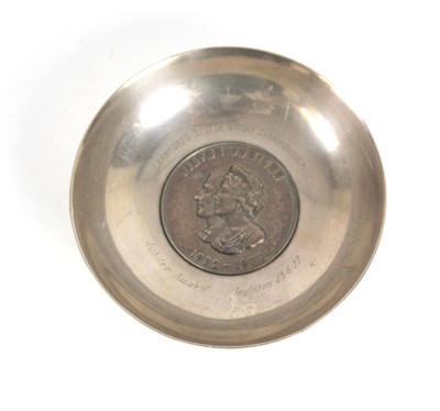 Lot 251 - A Mappin & Webb silver dish celebrating the...