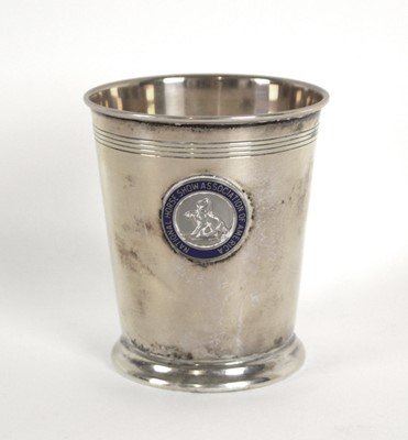 Lot 253 - A metalwares beaker stamped 'Reed & Barton...