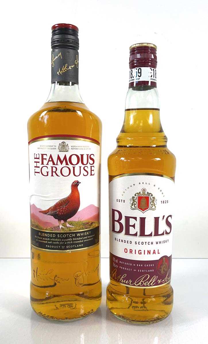 Lot 56 - 2 bottles of Scotch Whisky, 1x The Famous...