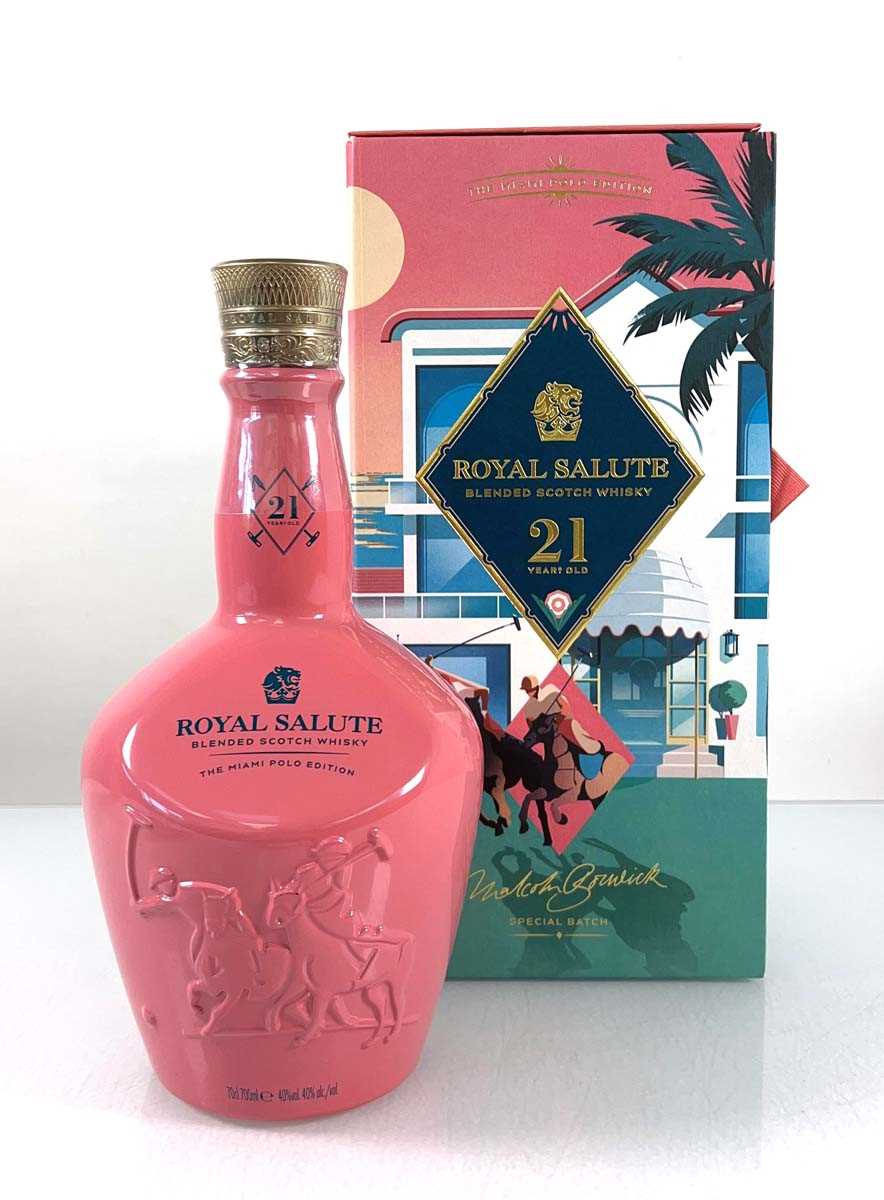 Lot 59 - A ceramic decanter of The Miami Polo Edition...