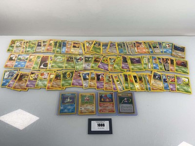Lot 1086 - Approx. 95 vintage Pokémon cards from various...