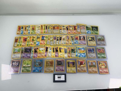 Lot 1087 - Approx. 85 Pre-2000 vintage Pokémon cards from...
