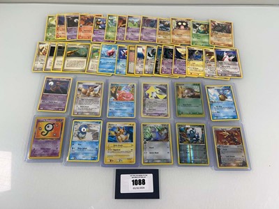 Lot 1088 - Approx. 40 Post-2000 vintage Pokémon cards...