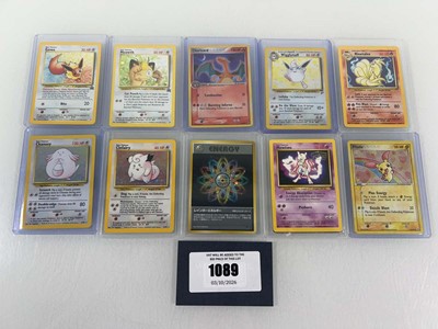 Lot 1089 - 10 Top Loaded Holo/Reverse Holo/Promo Vintage...