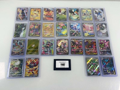 Lot 1107 - Approx. 25 Top Loaded Pokémon cards from...